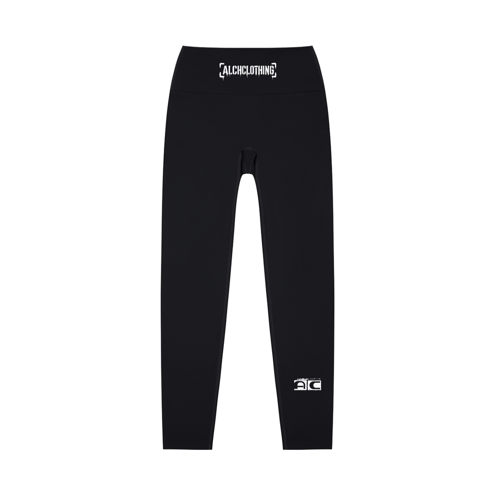 High-Waisted Yoga Leggings Black