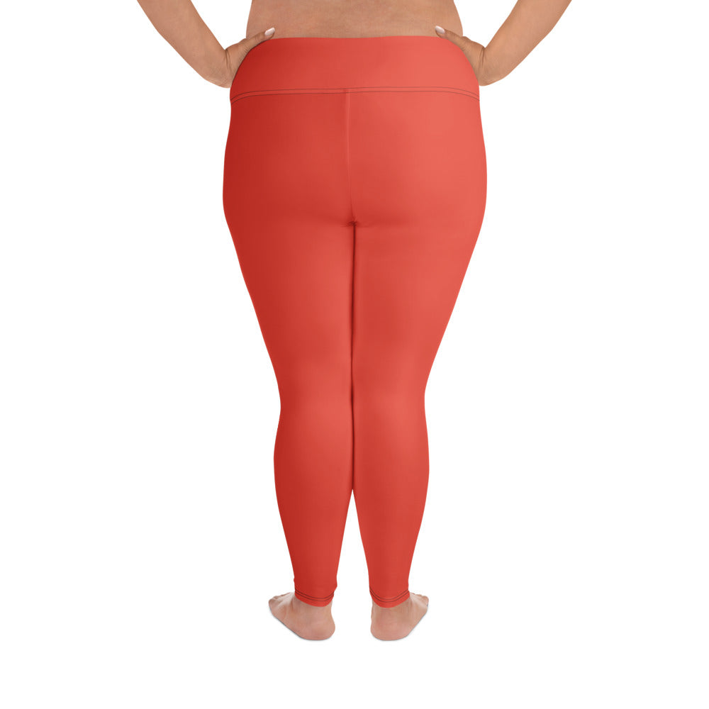 ALCHCLOTHING All-Over Print Plus Size Leggings