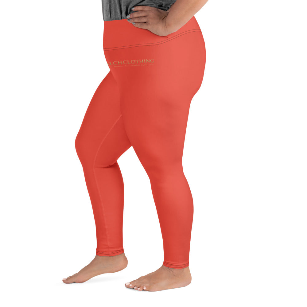 ALCHCLOTHING All-Over Print Plus Size Leggings