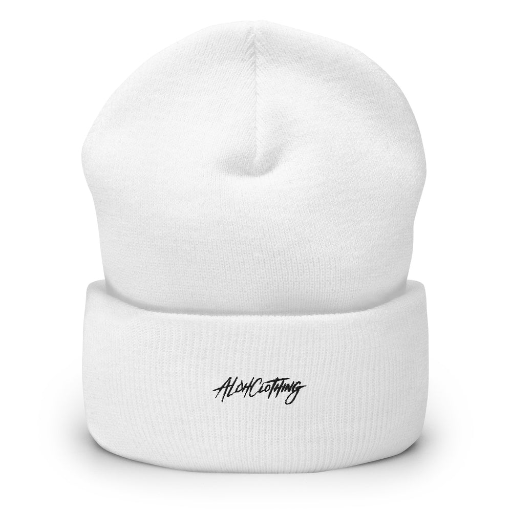ALCHCLOTHING Cuffed Beanie White