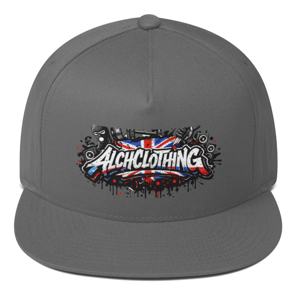 UK AC Flat Bill Cap Grey