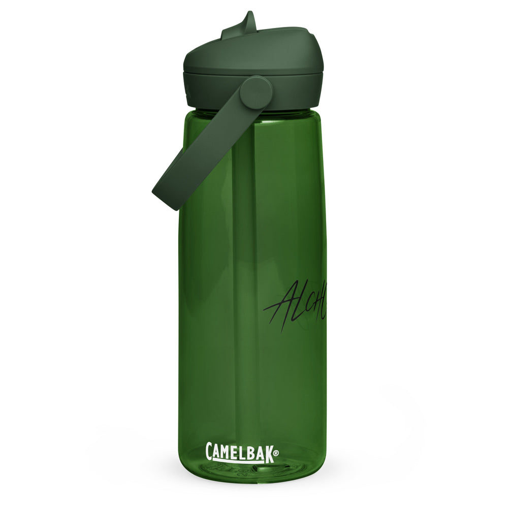 ALCHCLOTHING Flip straw water bottle Forest Green
