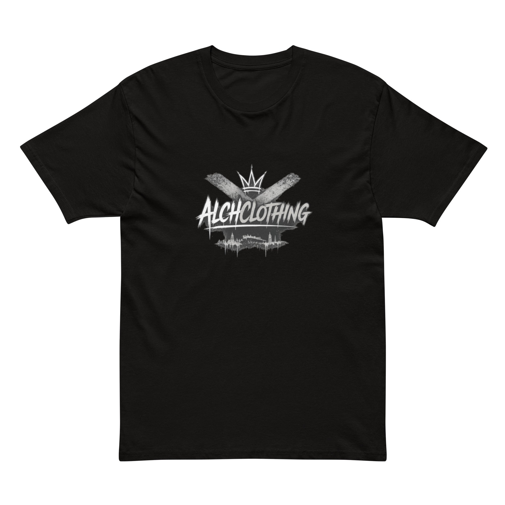ALCH UK Cotton Heritage MC1082 I Men's Premium Short Sleeve Tee Black