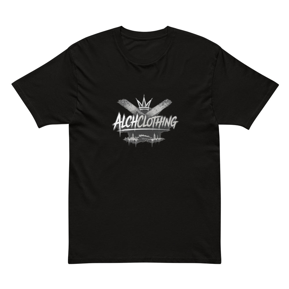 ALCH UK Cotton Heritage MC1082 I Men's Premium Short Sleeve Tee Black