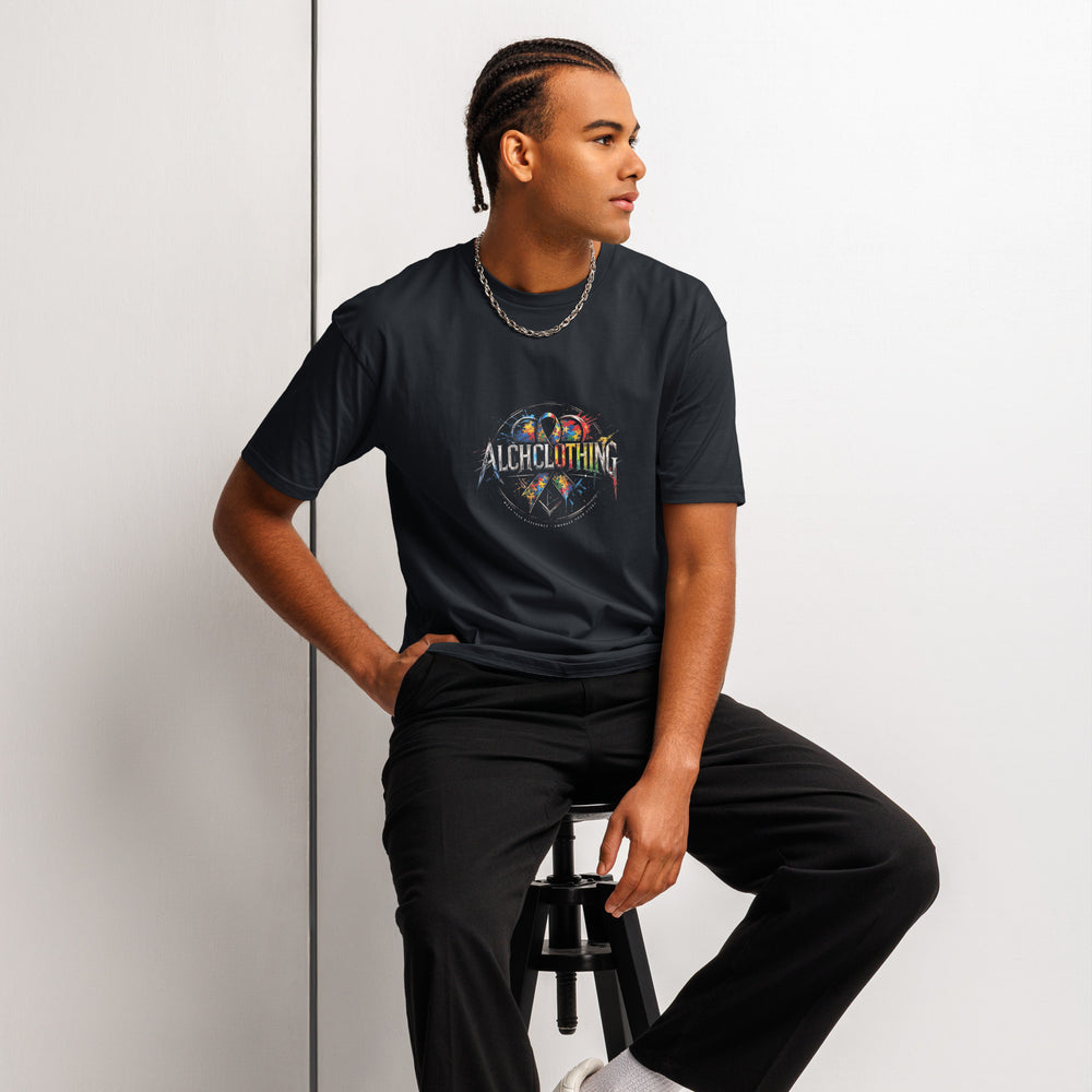ALCHCLOTHING Cotton Heritage MC1082 I Men's Premium Short Sleeve Tee Navy Blazer