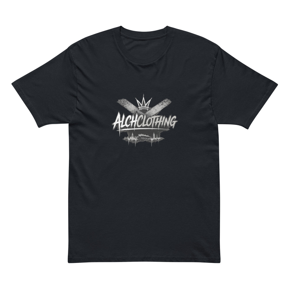 ALCH UK Cotton Heritage MC1082 I Men's Premium Short Sleeve Tee Navy Blazer