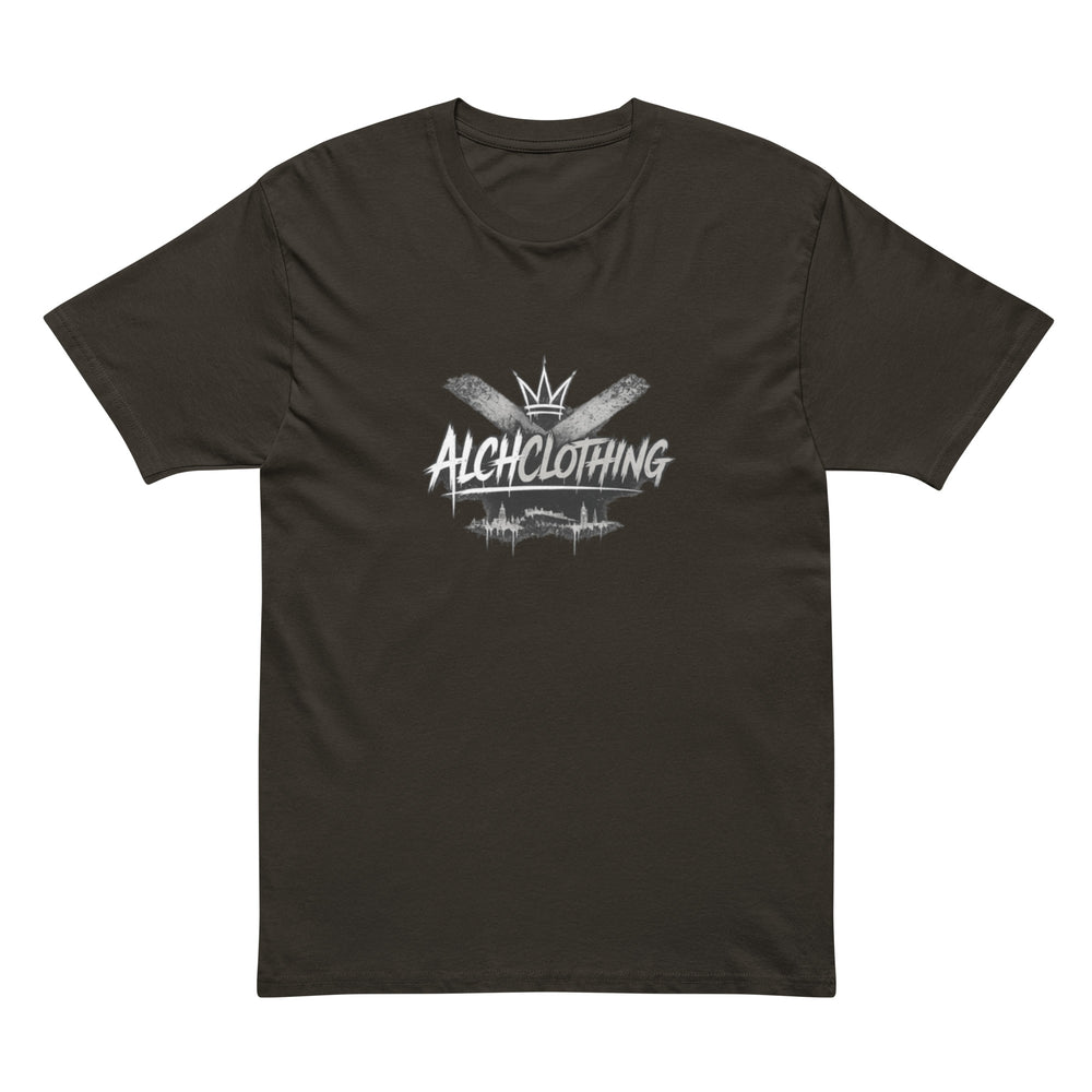 ALCH UK Cotton Heritage MC1082 I Men's Premium Short Sleeve Tee Vintage Black