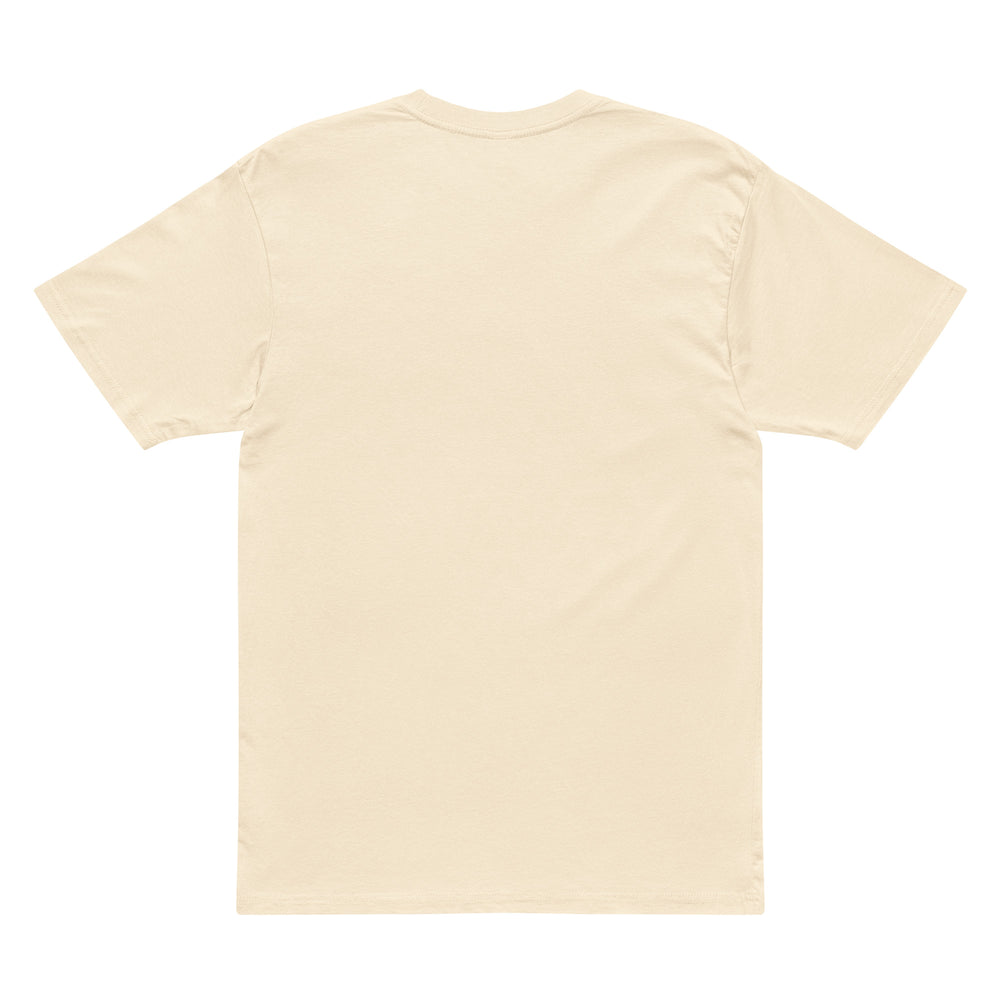 ALCHCLOTHING aliceson lee Cotton Heritage Men's Premium Short Sleeve Tee Vintage White