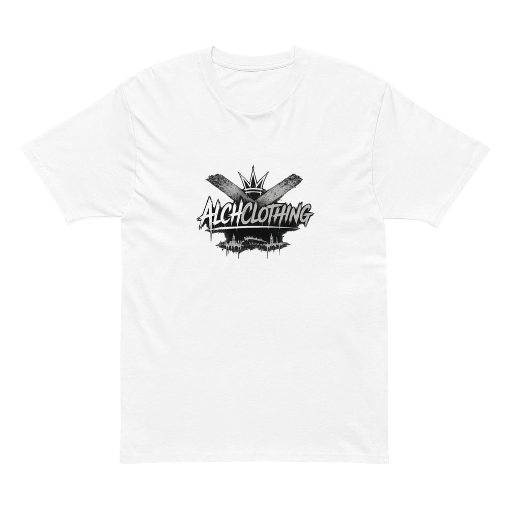 ALCH UK Cotton Heritage MC1082 I Men's Premium Short Sleeve Tee White