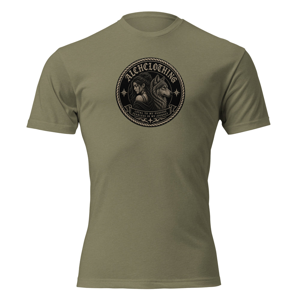 AC Loyal to my Purpose Unisex Fitted T-Shirt Military Green