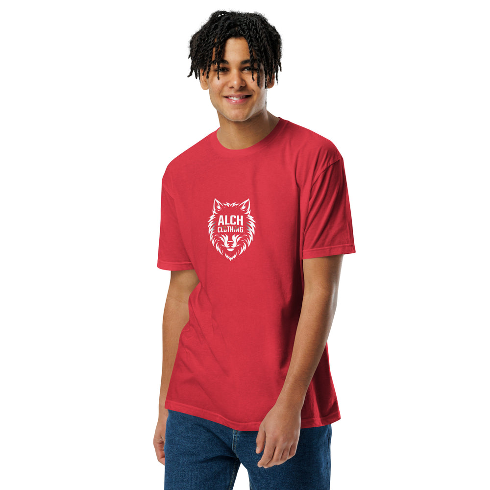 ALCHCLOTHING Wolf Fitted T-Shirt - Next Level 6210 Red