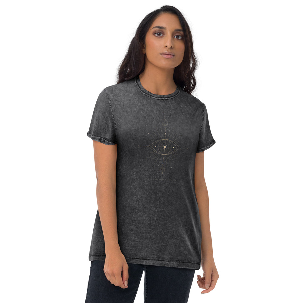 AC 3RD Eye Denim T-Shirt Unisex Black