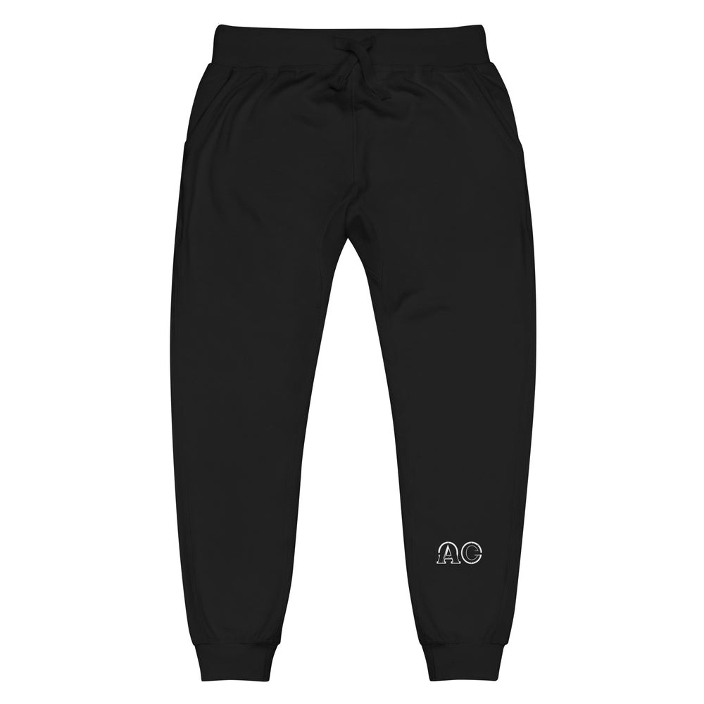 ALCHCLOTHING AC fleece sweatpants Black