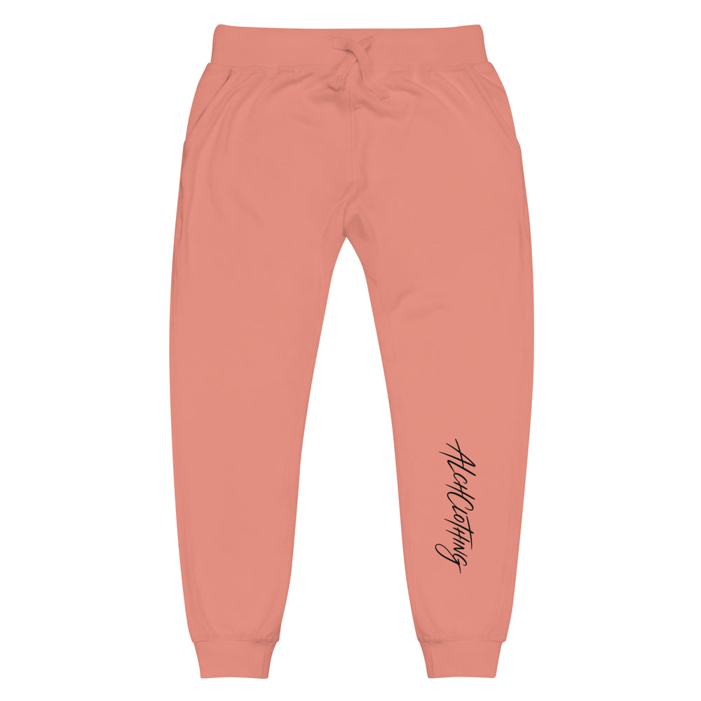 ALCHCLOTHING fleece sweatpants Dusty Rose