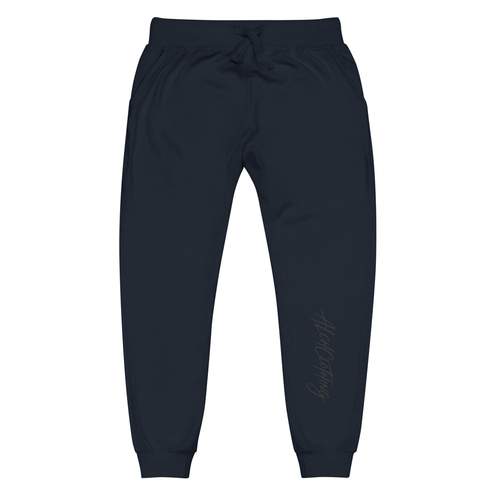 ALCHCLOTHING fleece sweatpants Navy Blazer