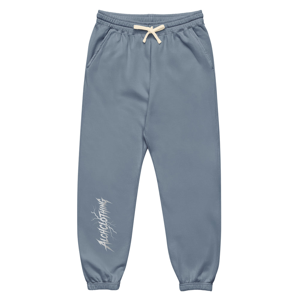 Strike through AC Unisex fleece sweatpants Blue Jean
