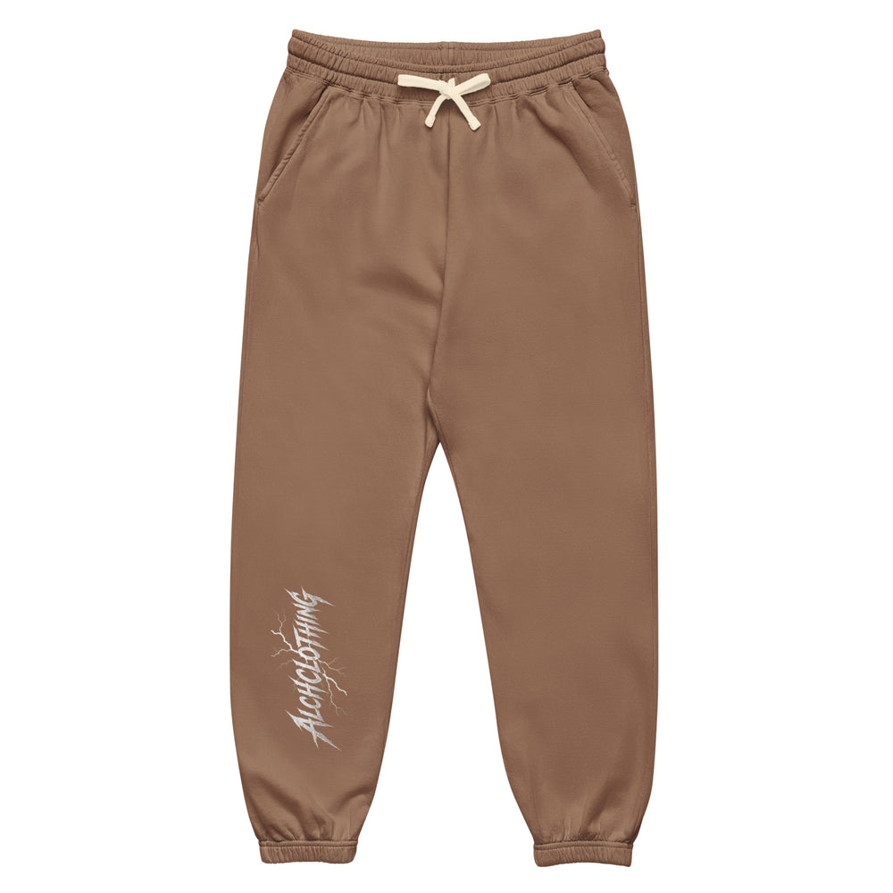 Strike through AC Unisex fleece sweatpants Espresso
