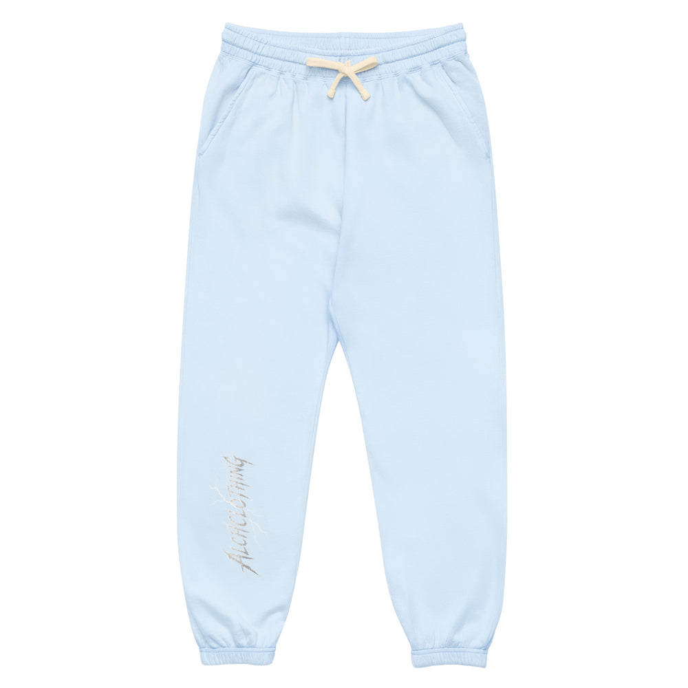Strike through AC Unisex fleece sweatpants Hydrangea