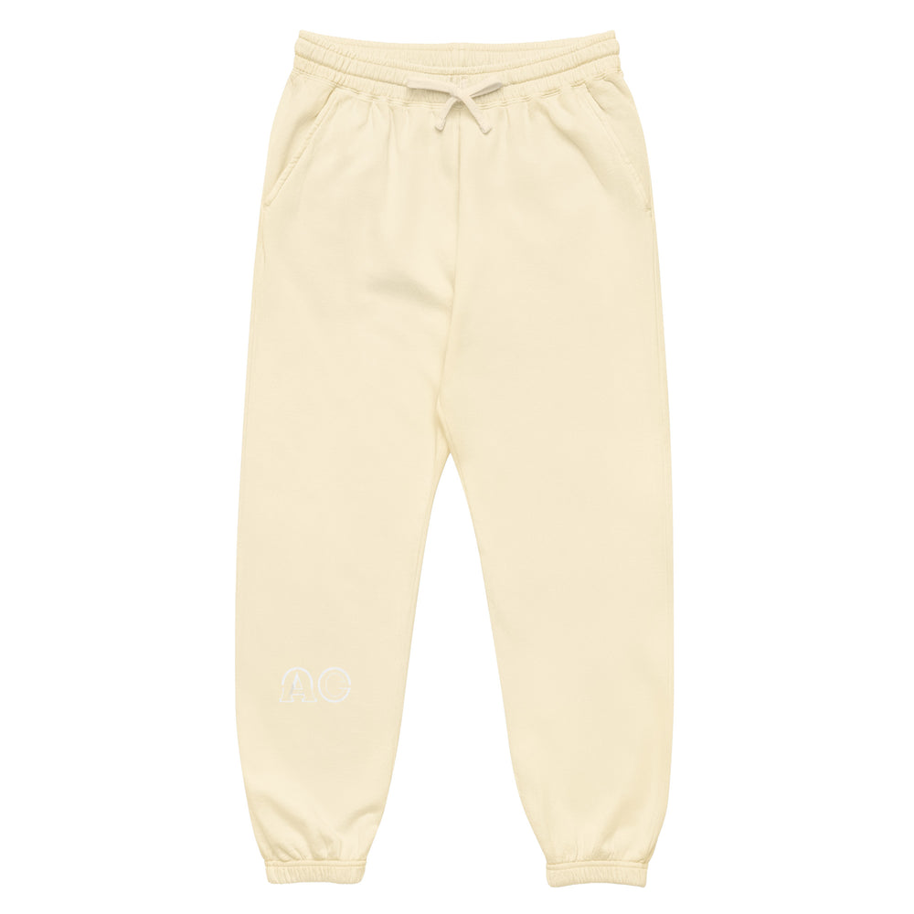 AC fleece sweatpants Ivory