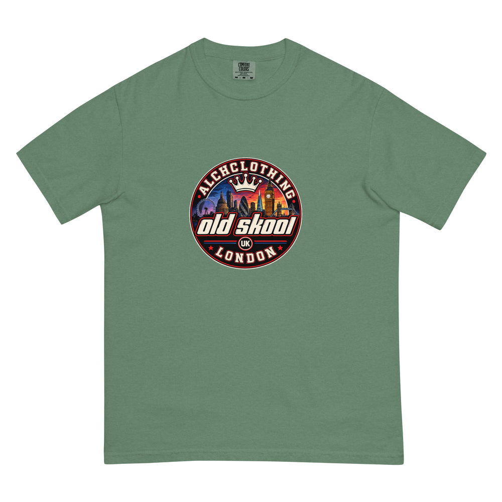 Oldskool AC garment-dyed heavyweight t-shirt Light Green
