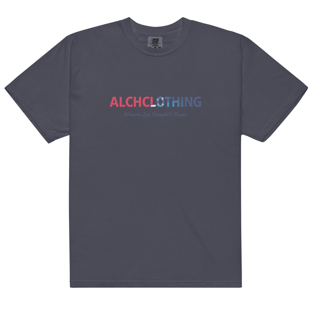 ALCH SCOT Unisex garment-dyed heavyweight t-shirt Navy