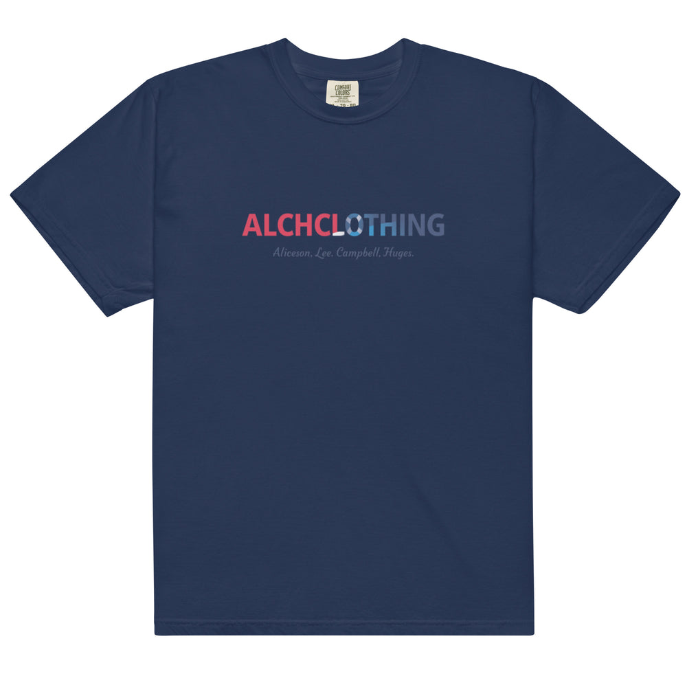 ALCH SCOT Unisex garment-dyed heavyweight t-shirt True Navy