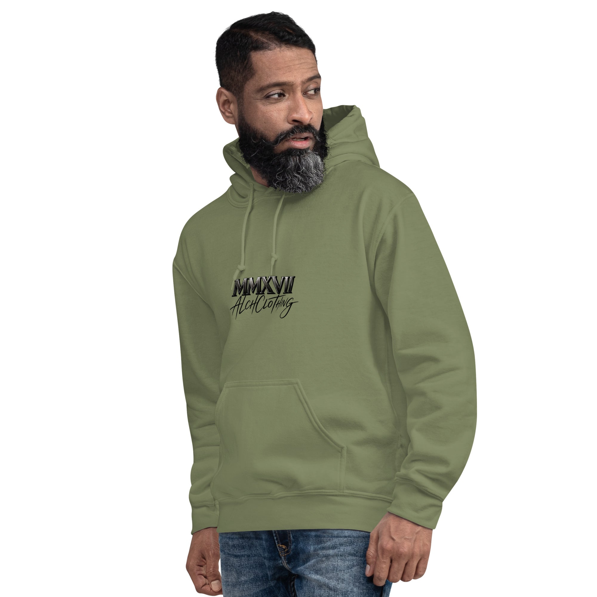 XX ALCHCLOTHING Hoodie Military Green