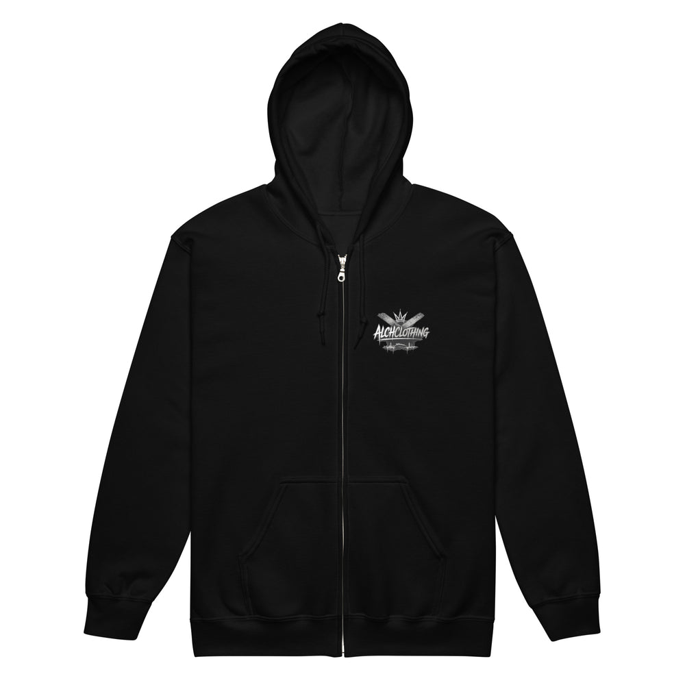 AC heavy blend zip hoodie Black