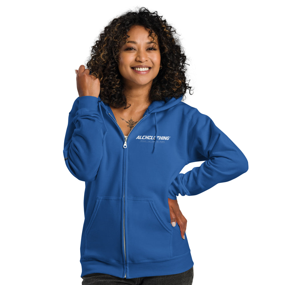 ALCHCLOTHING MM heavy blend zip hoodie Royal