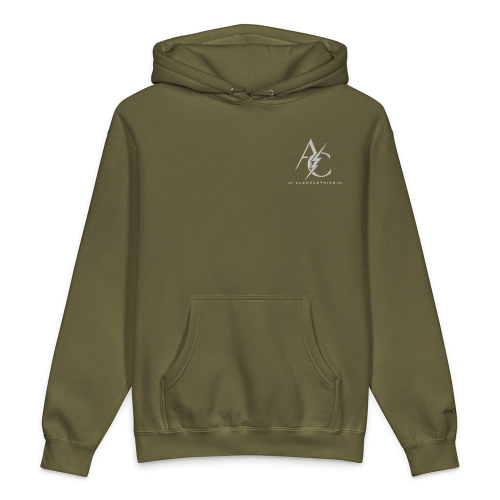 AC ALCH Heavyweight Hooded Sweatshirt | Independent Trading Co. Army