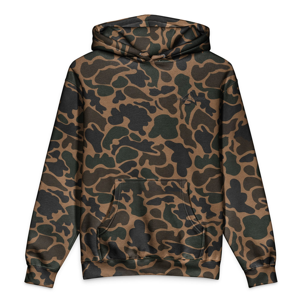 Abstract ALCH Heavyweight Hooded Sweatshirt Duck Camo