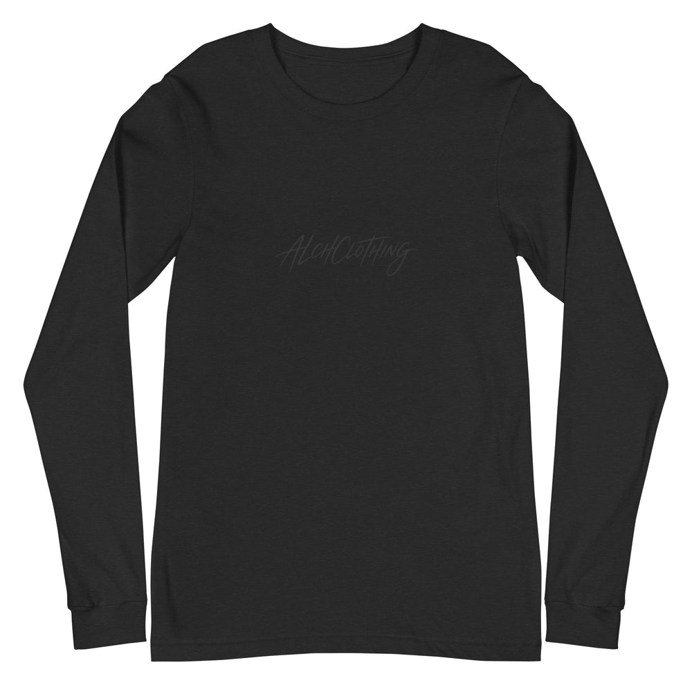 ALCHCLOTHING XX Long Sleeve Tee Black Heather
