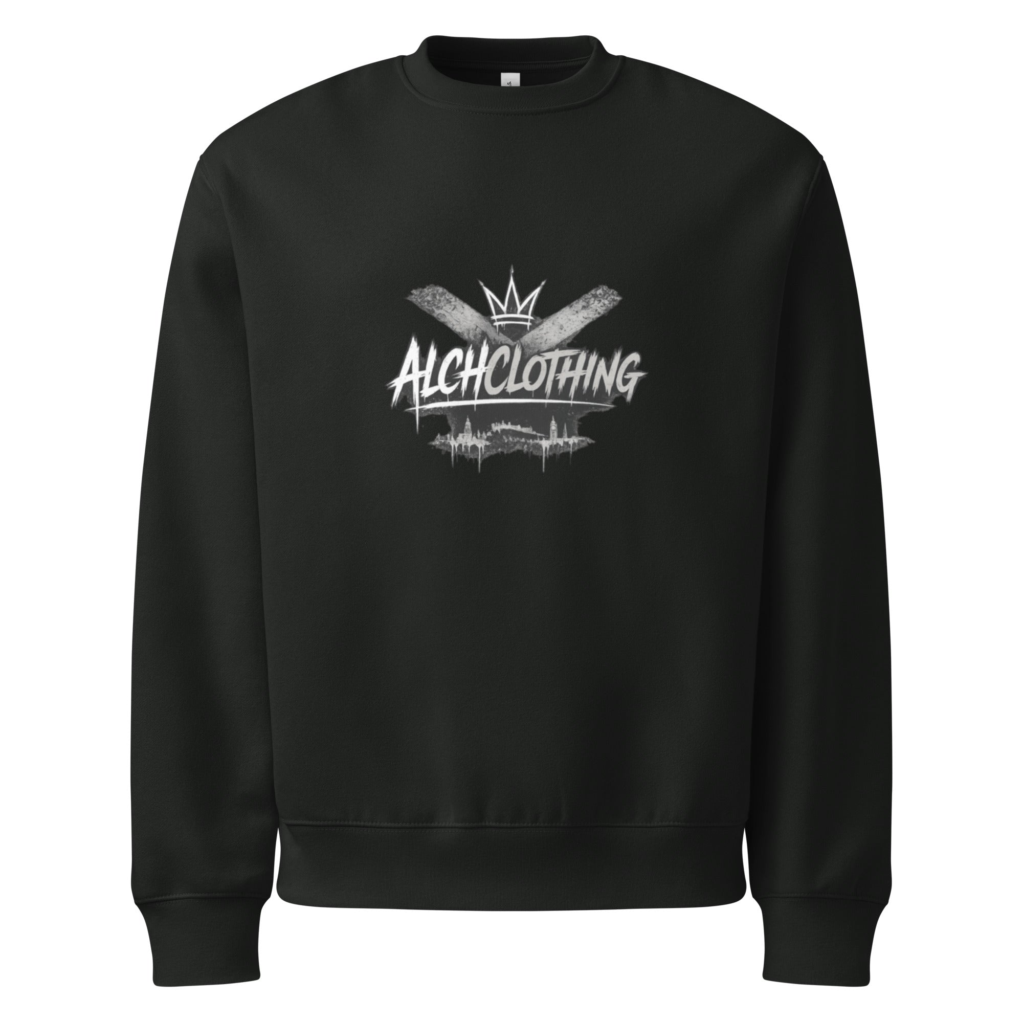 AC LDN Oversized heavyweight sweatshirt Vintage Black