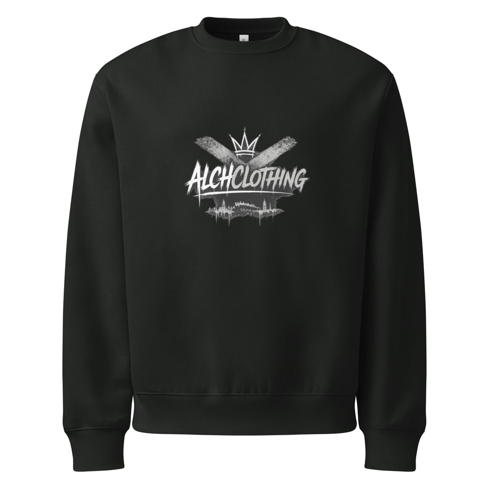 AC LDN Oversized heavyweight sweatshirt Vintage Black