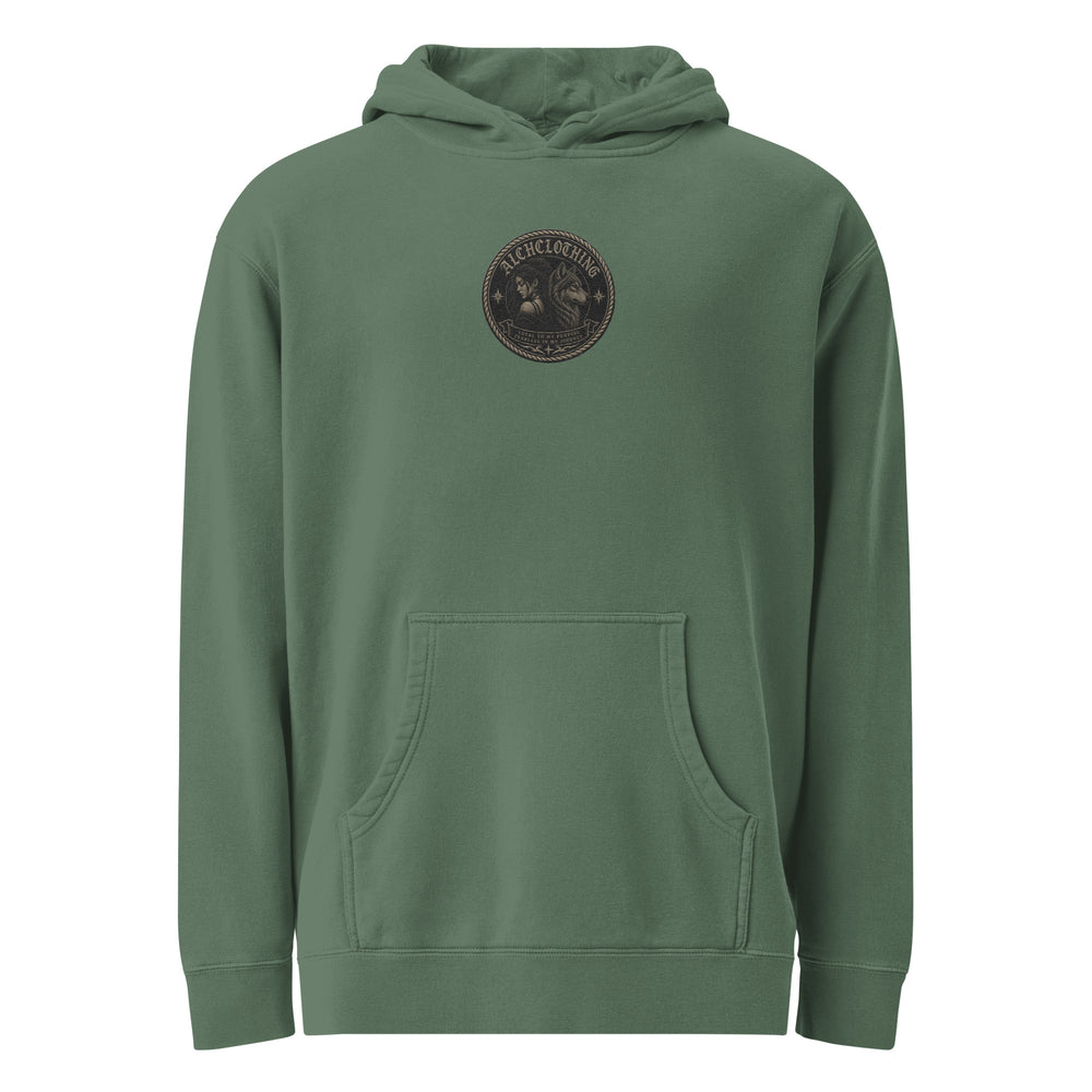 AC Loyal to my Purpose pigment-dyed hoodie Pigment Alpine Green