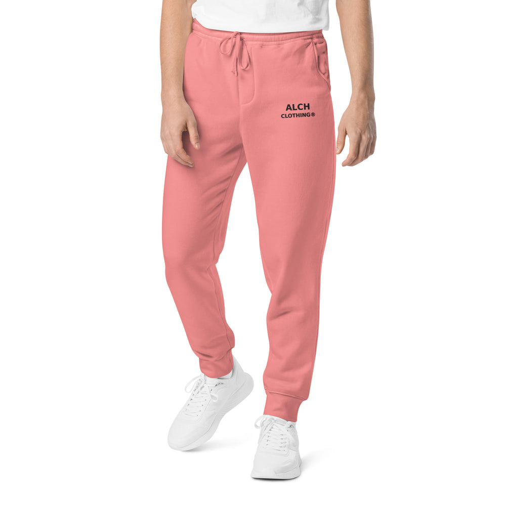 ALCHCLOTHING pigment-dyed sweatpants Pigment Pink