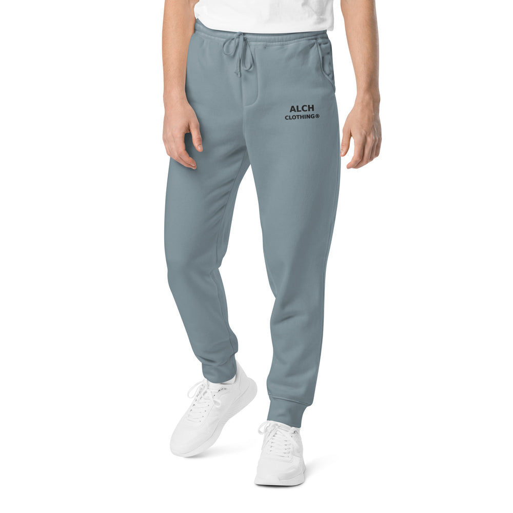 ALCHCLOTHING pigment-dyed sweatpants Pigment Slate Blue