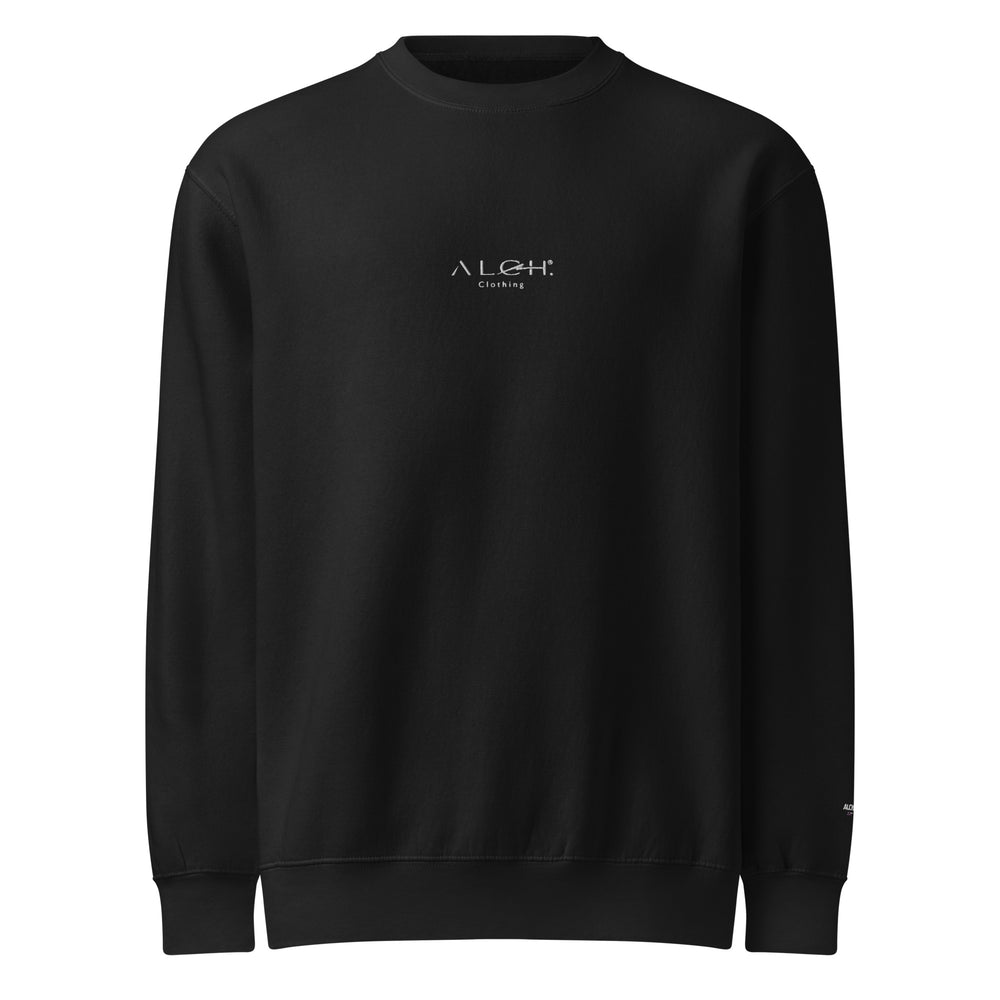 ALCH premium crew neck sweatshirt Black