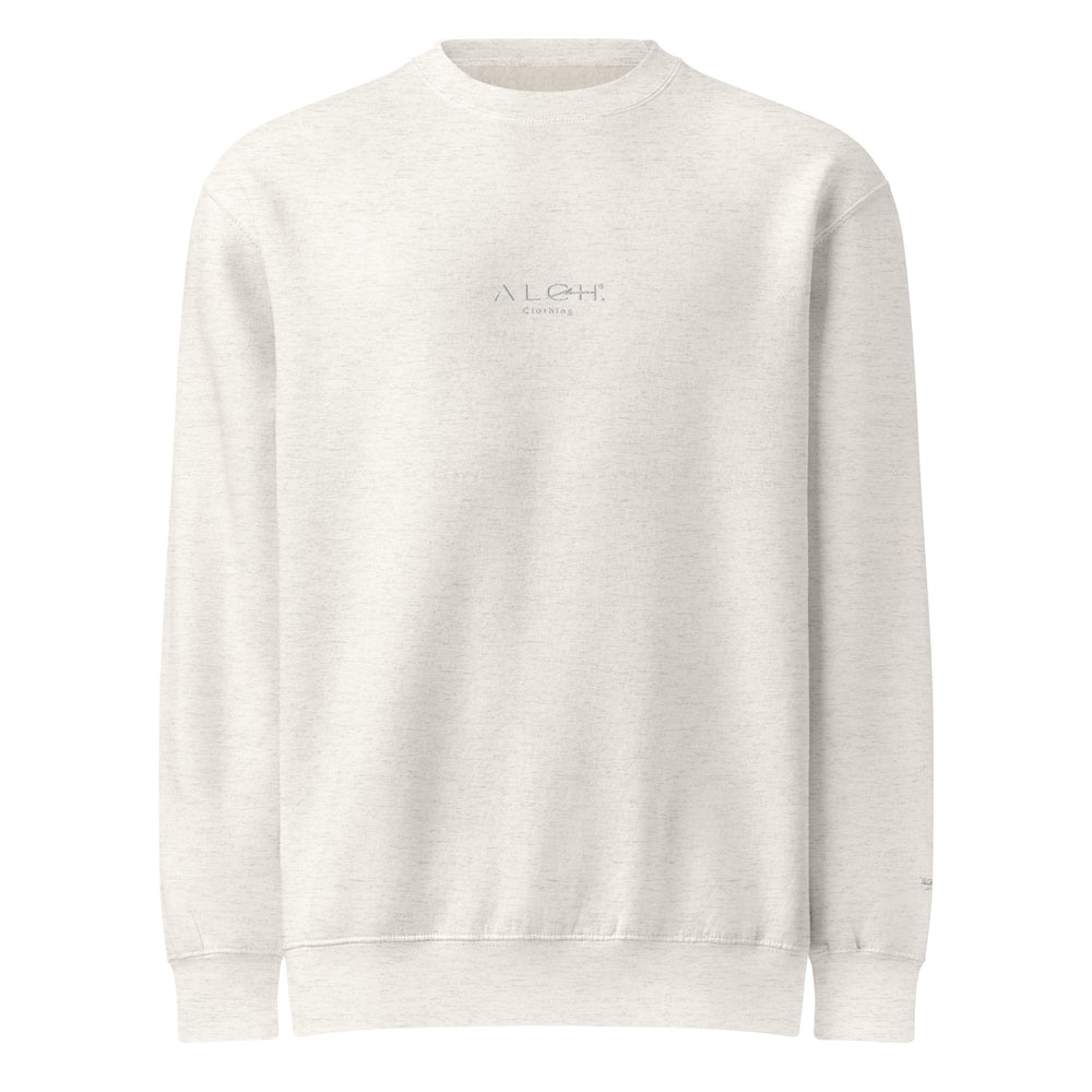 ALCH premium crew neck sweatshirt Oatmeal Heather