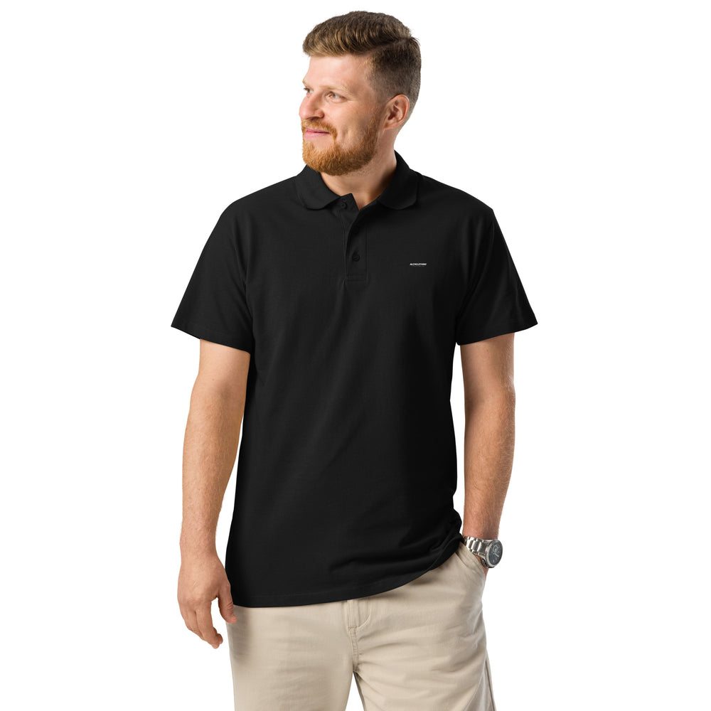 ALCH Premium pique polo shirt Black