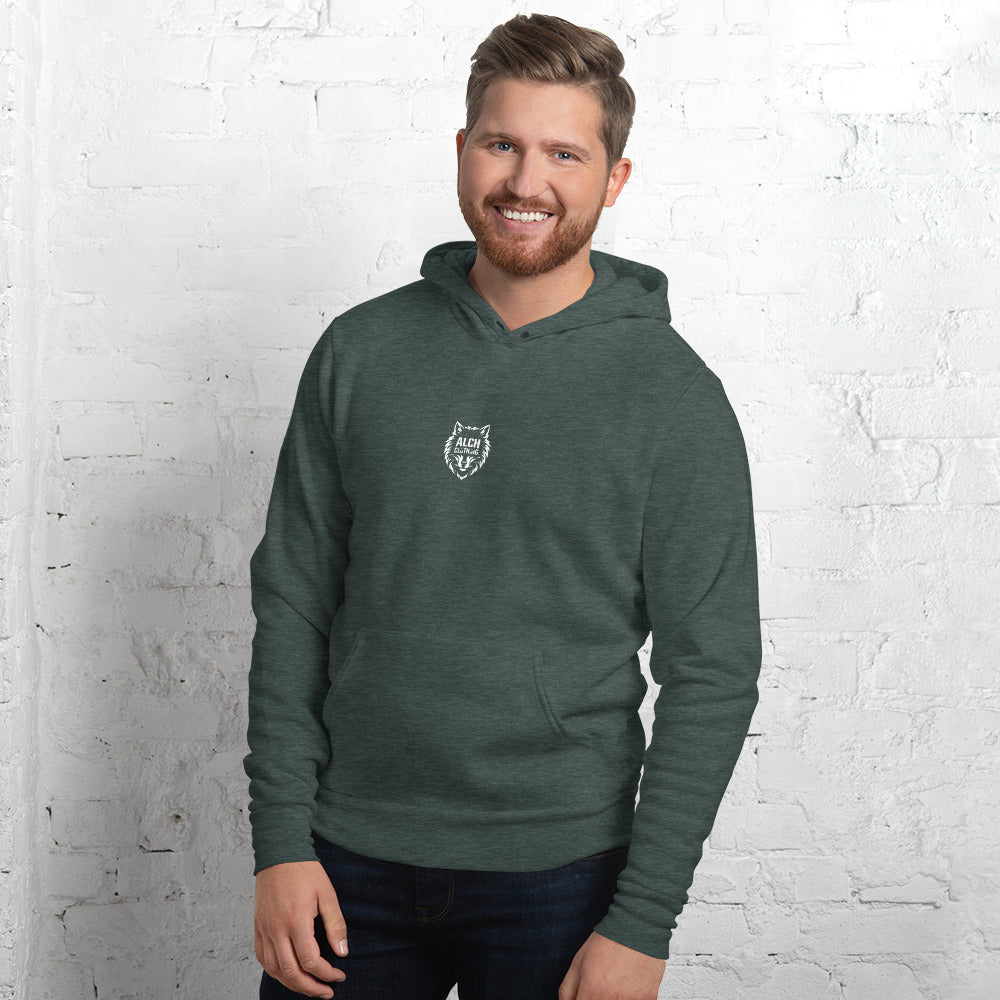 ALCHCLOTHING Wolf hoodie Heather Forest