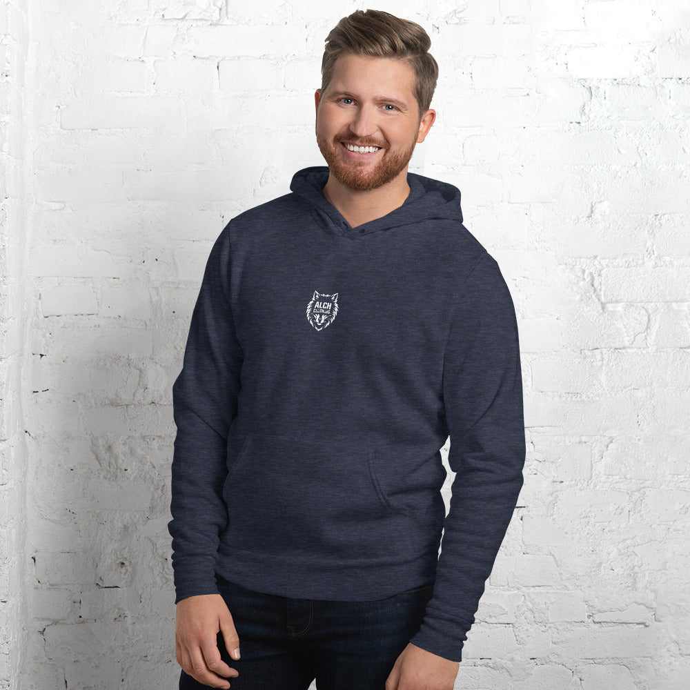 ALCHCLOTHING Wolf hoodie Heather Navy