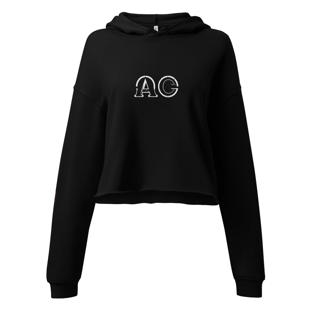 AC Crop Hoodie Black