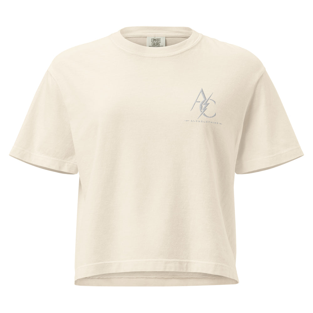 AC Women’s heavyweight boxy tee Ivory