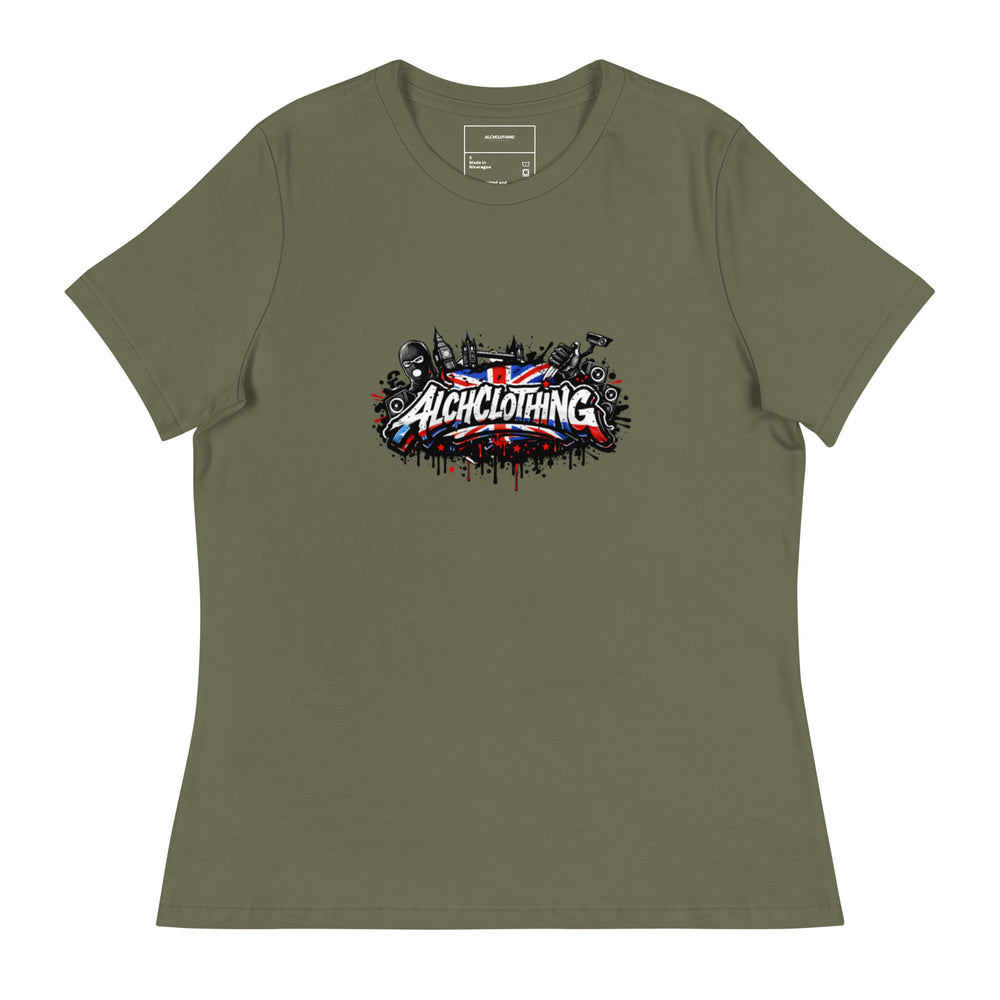 AC London Women's Relaxed T-Shirt Military Green